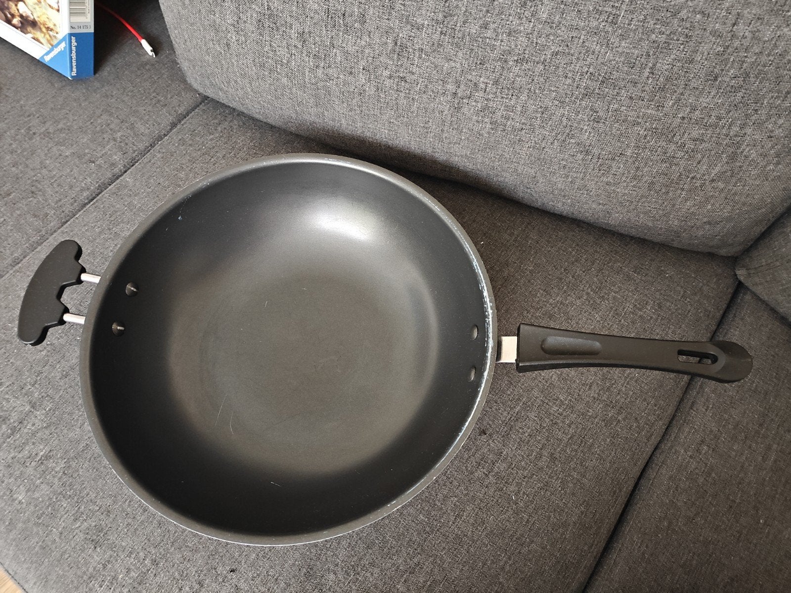 wokpan diameter 33 cm, Ophalen, Gebruikt, Wok