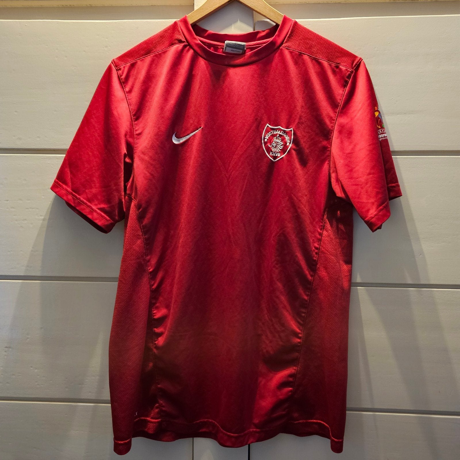 KNVB voetbal t-shirt, Sport en Fitness, Voetbal, Maat M, Ophalen, Zo goed als nieuw, Shirt