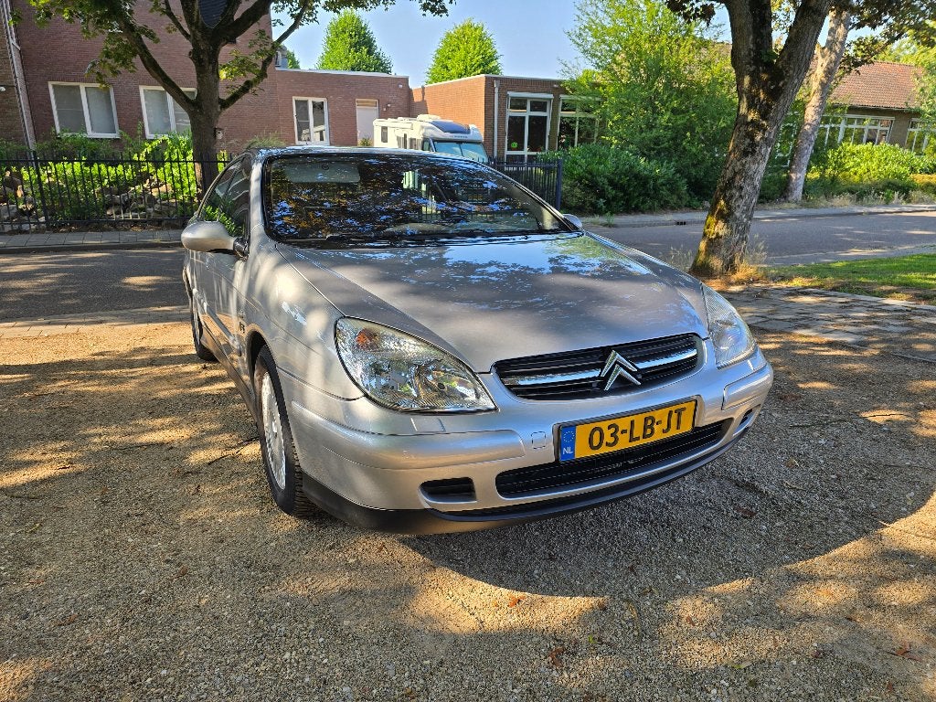 Citroën C5 3.0 V6 AUT 2002 Grijs Complete maintenance, Auto's, Citroën, 2946 cc, Particulier, C5, Zilver of Grijs