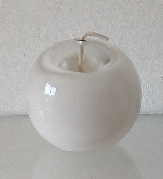 oliebrander glasbol, volgnr 9, Huis en Inrichting, Geurverspreider, Wit, Ophalen of Verzenden, Glas