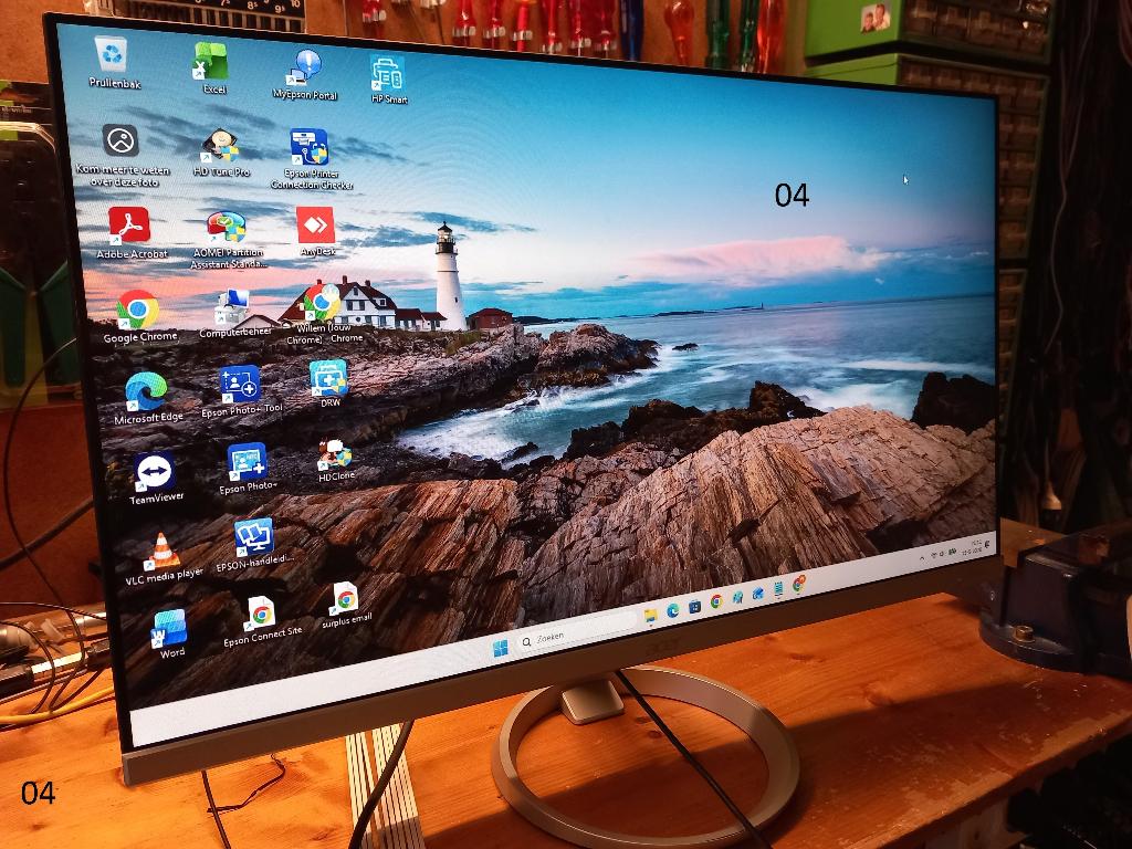 goede gebruikte monitoren, Computers en Software, Monitoren, Gebruikt, 23-27 inch, Overige typen, 60 Hz of minder