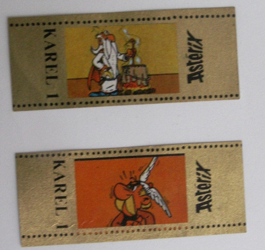 2 Vintage sigarenbandjes Asterix Van Karel 1, Verzamelen, Rookartikelen, Aanstekers en Luciferdoosjes, Ophalen of Verzenden, Nieuw