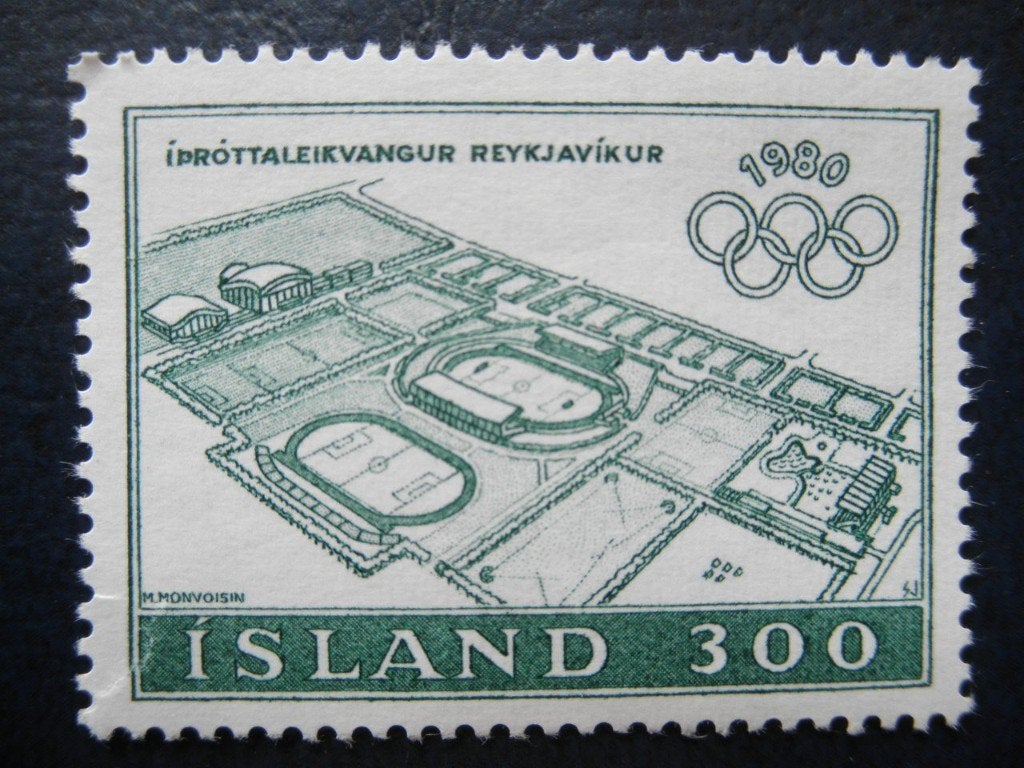 Postzegels IJsland 1980 Olympische Spelen - cw. 0,50 postfr., Ophalen of Verzenden, IJsland, Postfris