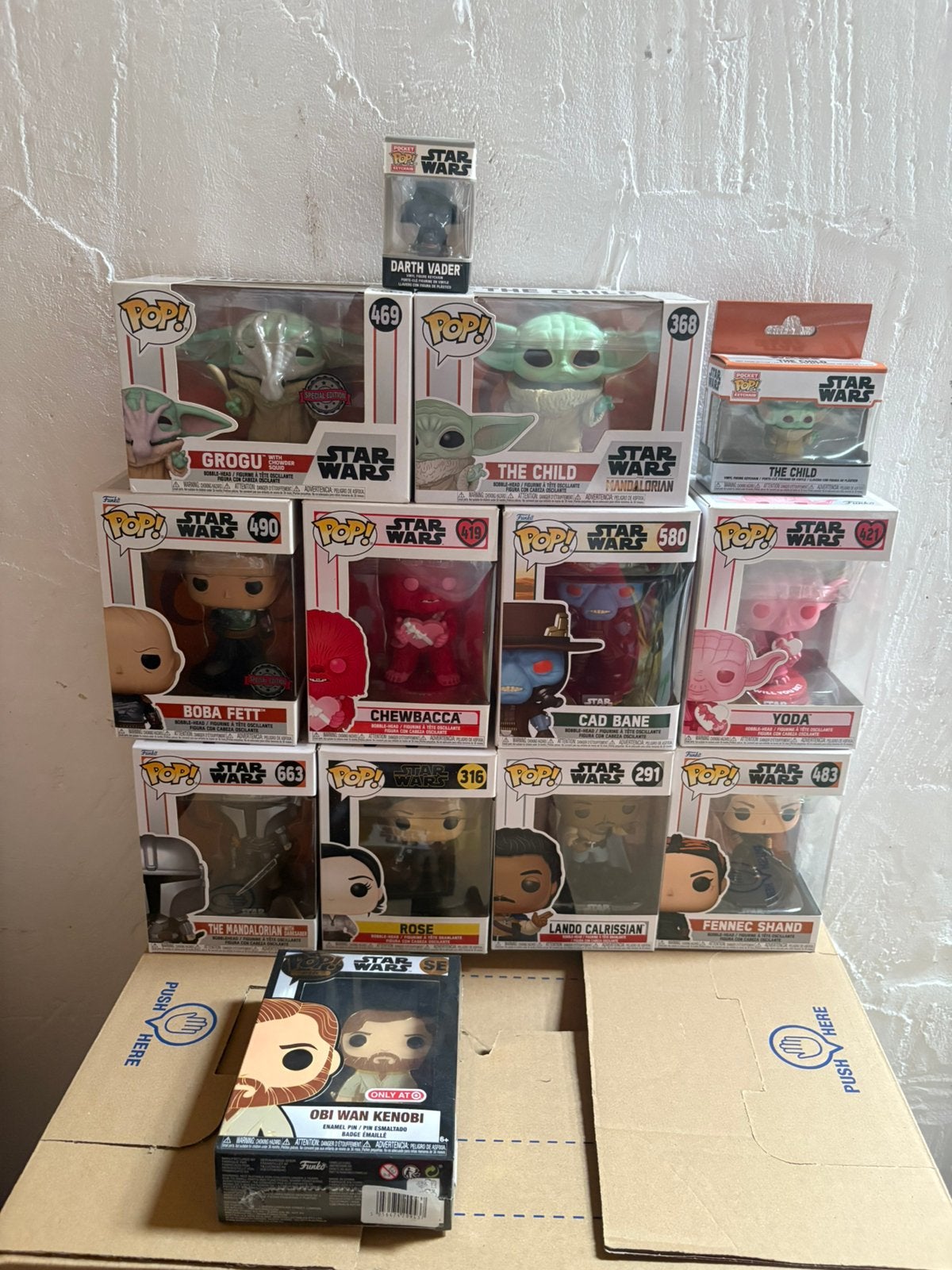 Star wars funko pop collectie, Ophalen, Zo goed als nieuw