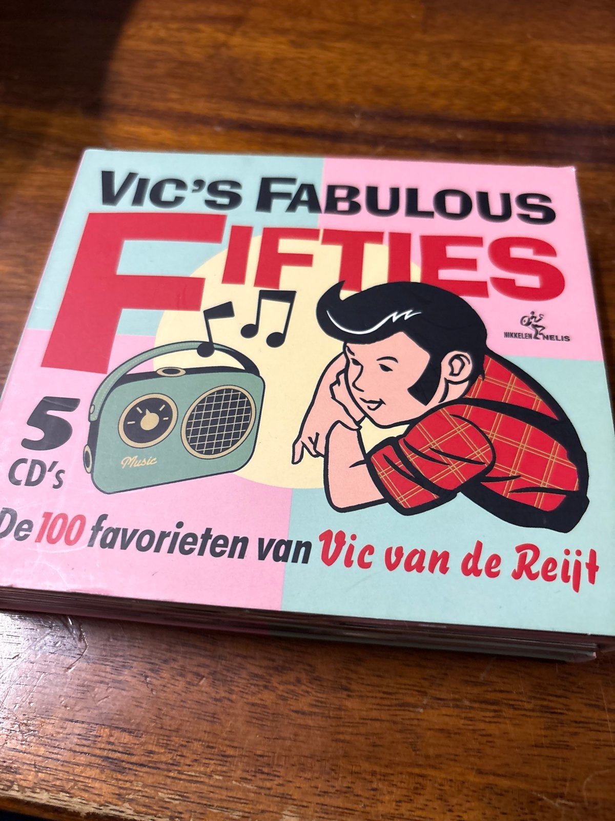 Vic's Fabulous Fifties - 5 CD's - 100 favorieten, Boxset, Pop, Ophalen of Verzenden, Zo goed als nieuw