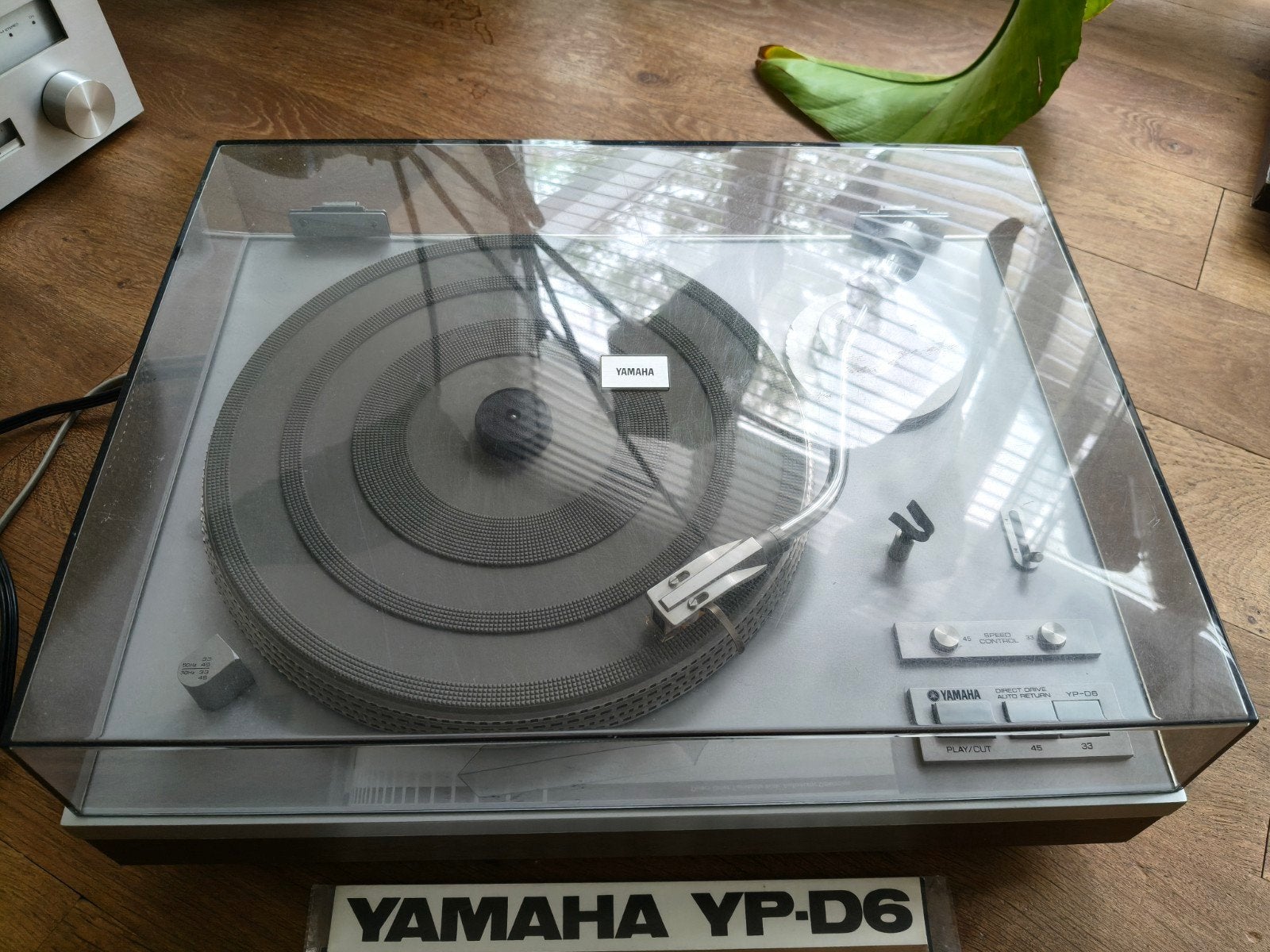 Yamaha YP-D6 Platenspeler met originele kap, Audio, Tv en Foto, Overige merken, Automatisch, Ophalen of Verzenden, Zo goed als nieuw