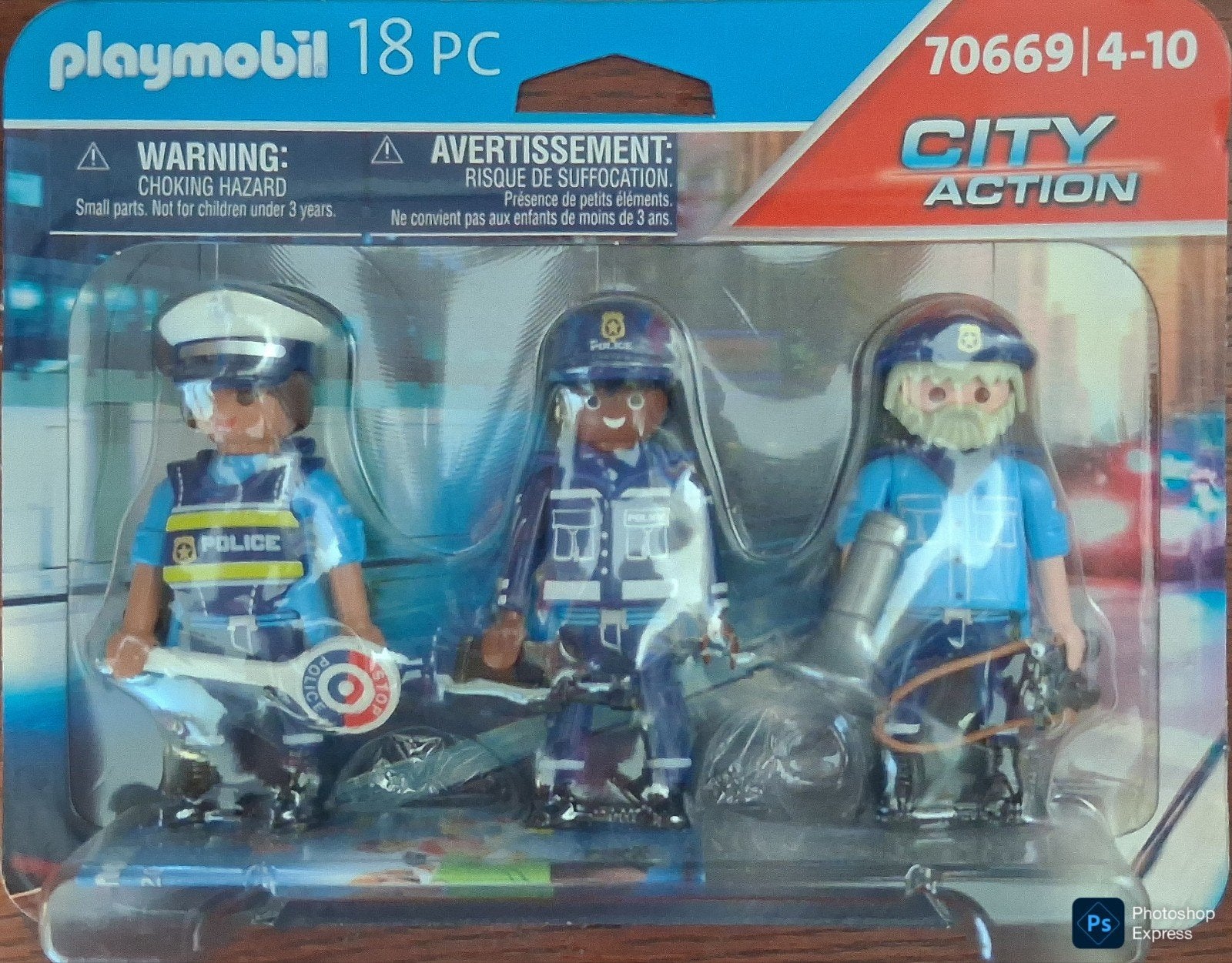 City Action Figurenset Politie 70669, Kinderen en Baby's, Speelgoed | Playmobil, Ophalen of Verzenden, Zo goed als nieuw, Complete set