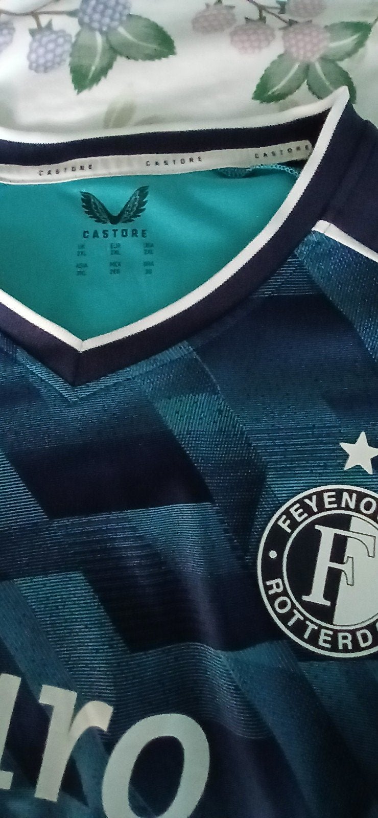 Feyenoord uitshirt 2023/2024 - Castore - Maat XXL M, Ophalen of Verzenden, Zo goed als nieuw, Voetbal, Maat 48/50 (M)