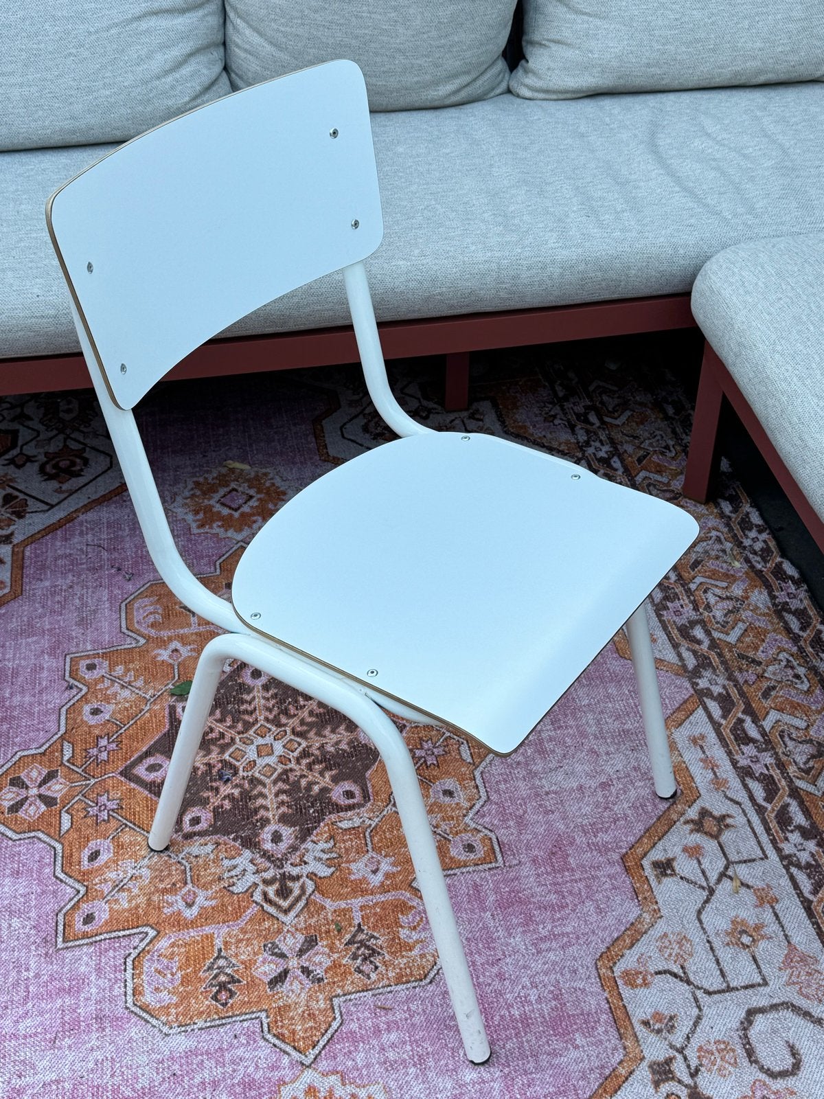 Witte stoel - Modern design, Ophalen, Gebruikt, Wit, Eén