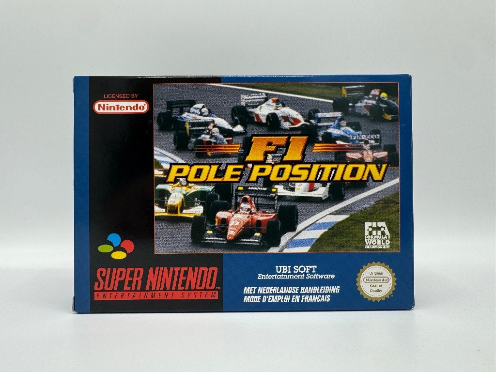 F1 Pole Position - FAH - Super Nintendo, Gebruikt, Support@nintendo.eu, 1 speler, Racen en Vliegen