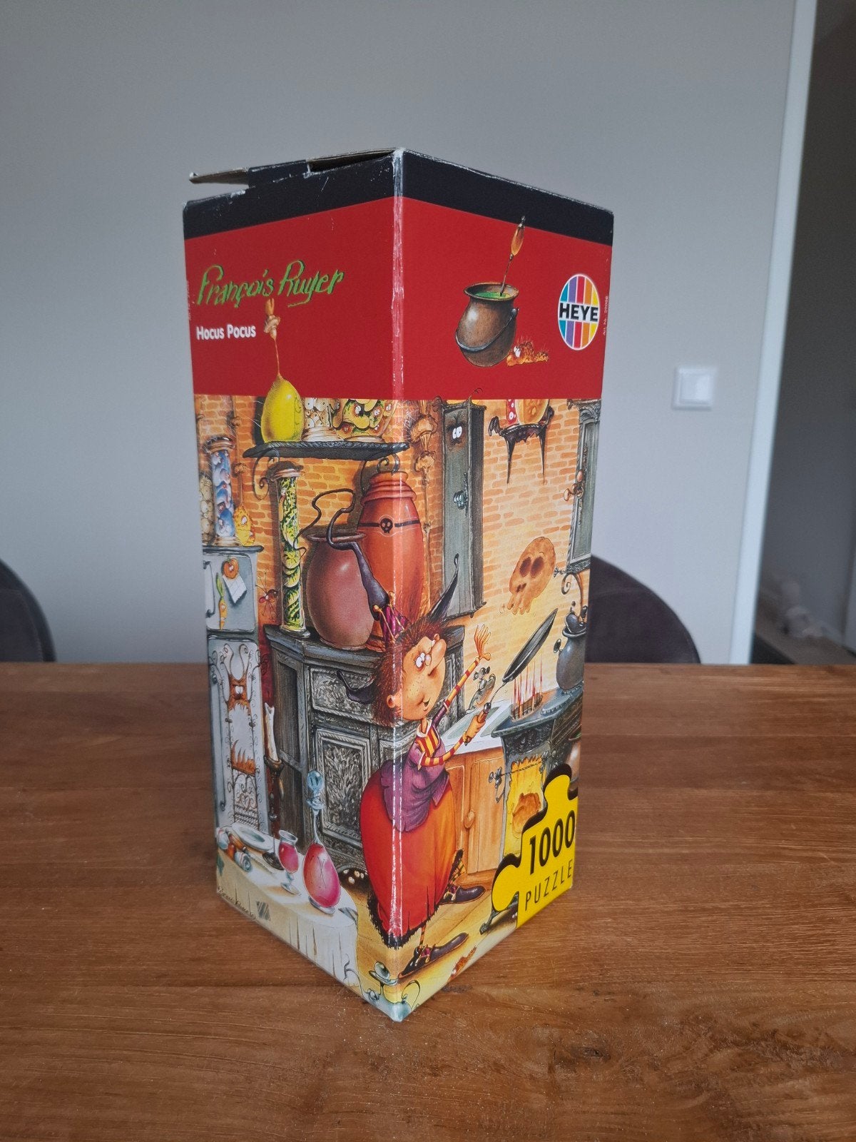 Heye François Ruyer Hocus Pocus Legpuzzel 1000 stukjes, Hobby en Vrije tijd, Denksport en Puzzels, Zo goed als nieuw, Legpuzzel