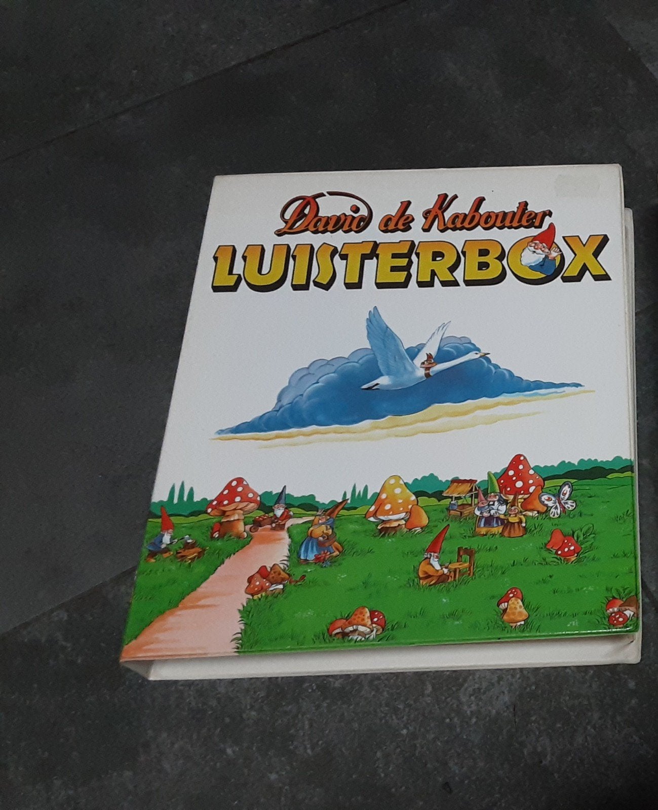 luisterbox David de kabouter  / 12 cassettebandjes  / 1991, Ophalen