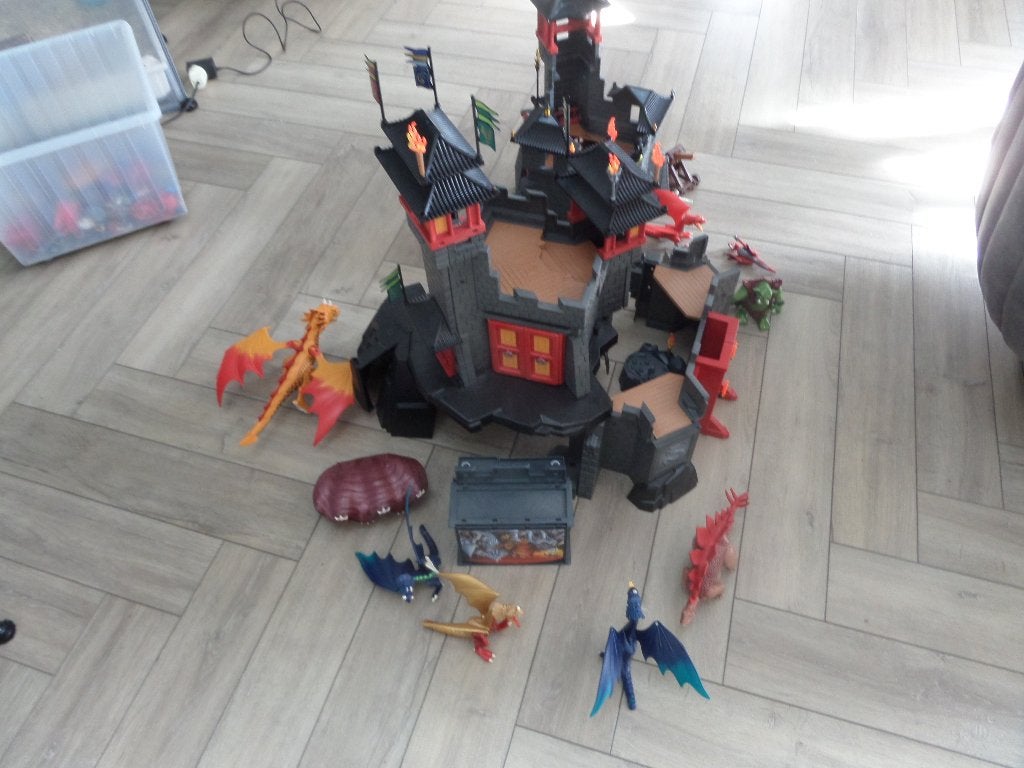 playmobil drakenkasteel., Ophalen, Zo goed als nieuw