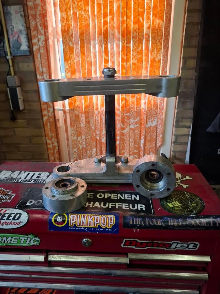 balhoofdplaten triple tree honda cb ohc jaren 70 begin 80, Motoren, Ophalen of Verzenden, Gebruikt