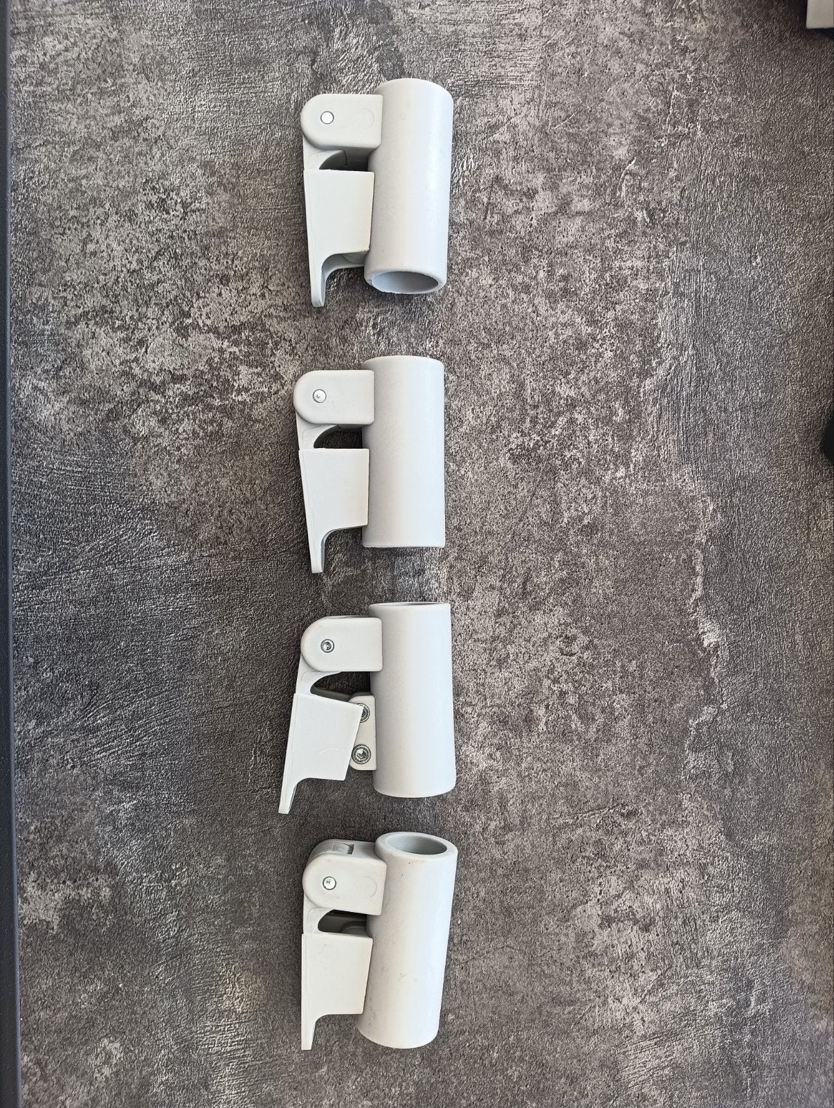 4x easy grip klemmen voor Tentstokken ., Ophalen of Verzenden, Nieuw