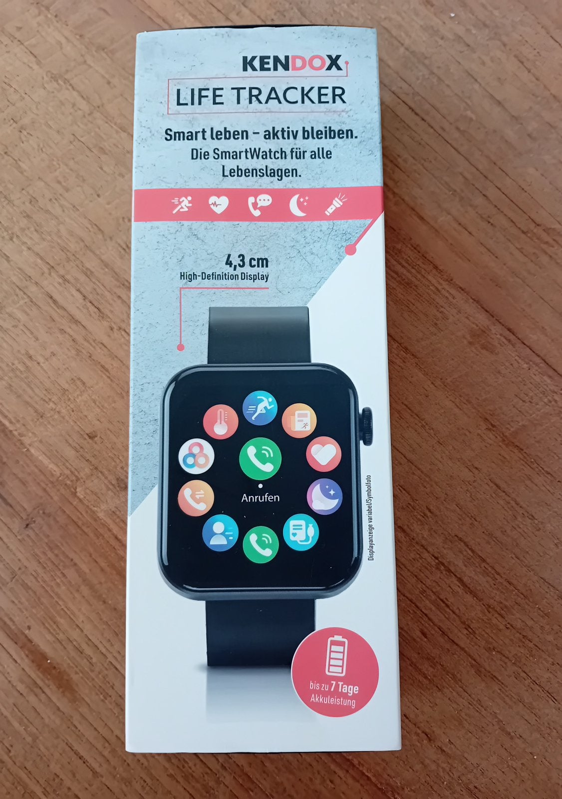 Kendox LifeTracker, Ophalen of Verzenden, Nieuw, Zwart, Android