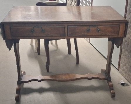 Klassieke bijzettafel / sidetable met uitklapbare bladen, Huis en Inrichting, Ophalen, Gebruikt, Klassiek