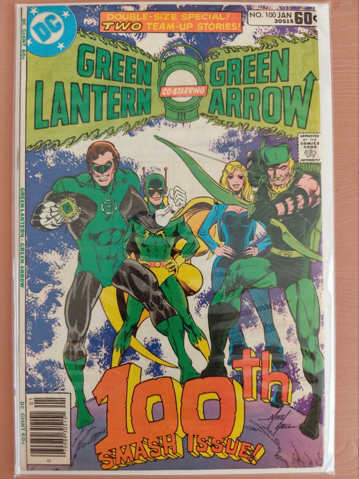 Green Lantern #100 (1978)🔑, Eén comic, Amerika, Ophalen of Verzenden, Zo goed als nieuw