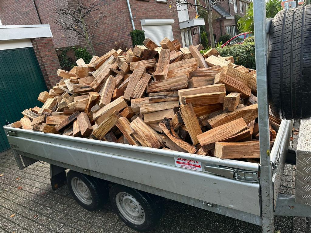 Te koop mooi droog haardhout., Minder dan 3 m³, Ophalen of Verzenden