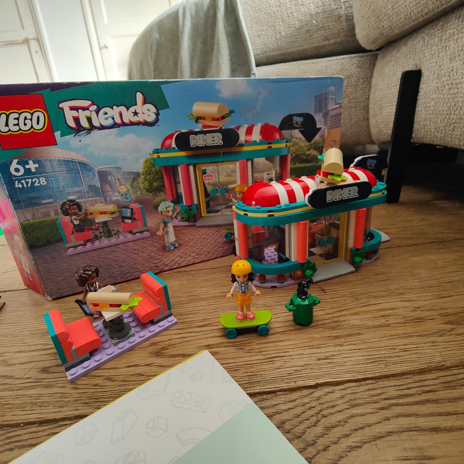 LEGO Friends Diner 41728 - Zo goed als nieuw, Ophalen of Verzenden
