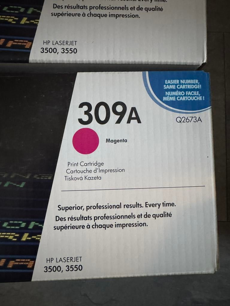 Originele HP 309A magenta tonercartridge, Ophalen of Verzenden, Zo goed als nieuw, Toner