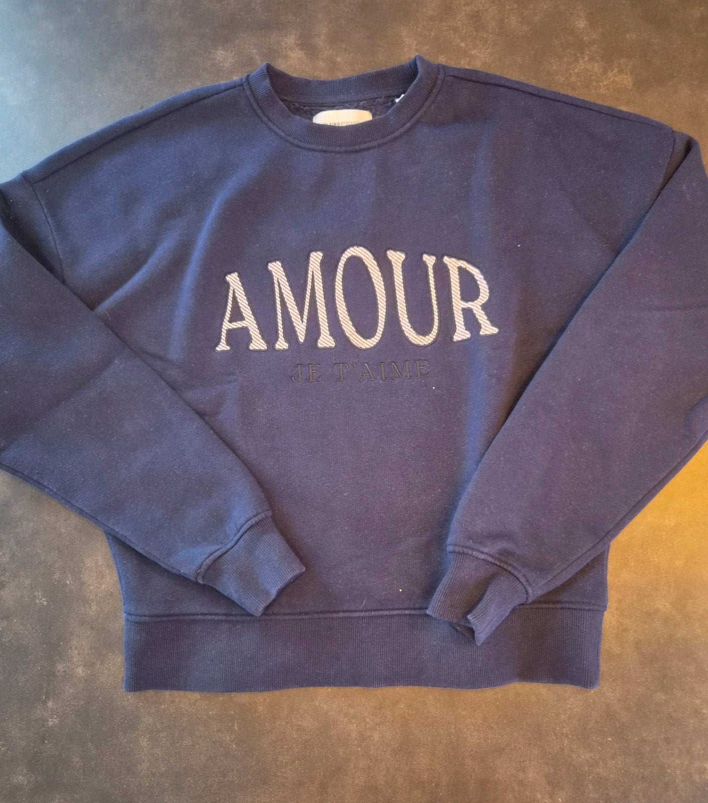 Melting Stockholm Amour sweater - Maat XXS, Kleding | Dames, Truien en Vesten, Blauw, Ophalen of Verzenden, Zo goed als nieuw