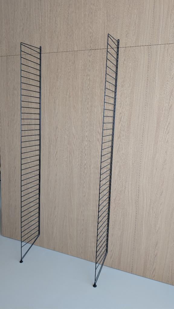 String Systeem Vloerpaneel 200x30cm Zwart, Huis en Inrichting, Kasten | Wandmeubels, Ophalen, Gebruikt, 200 cm of meer, Minder dan 150 cm