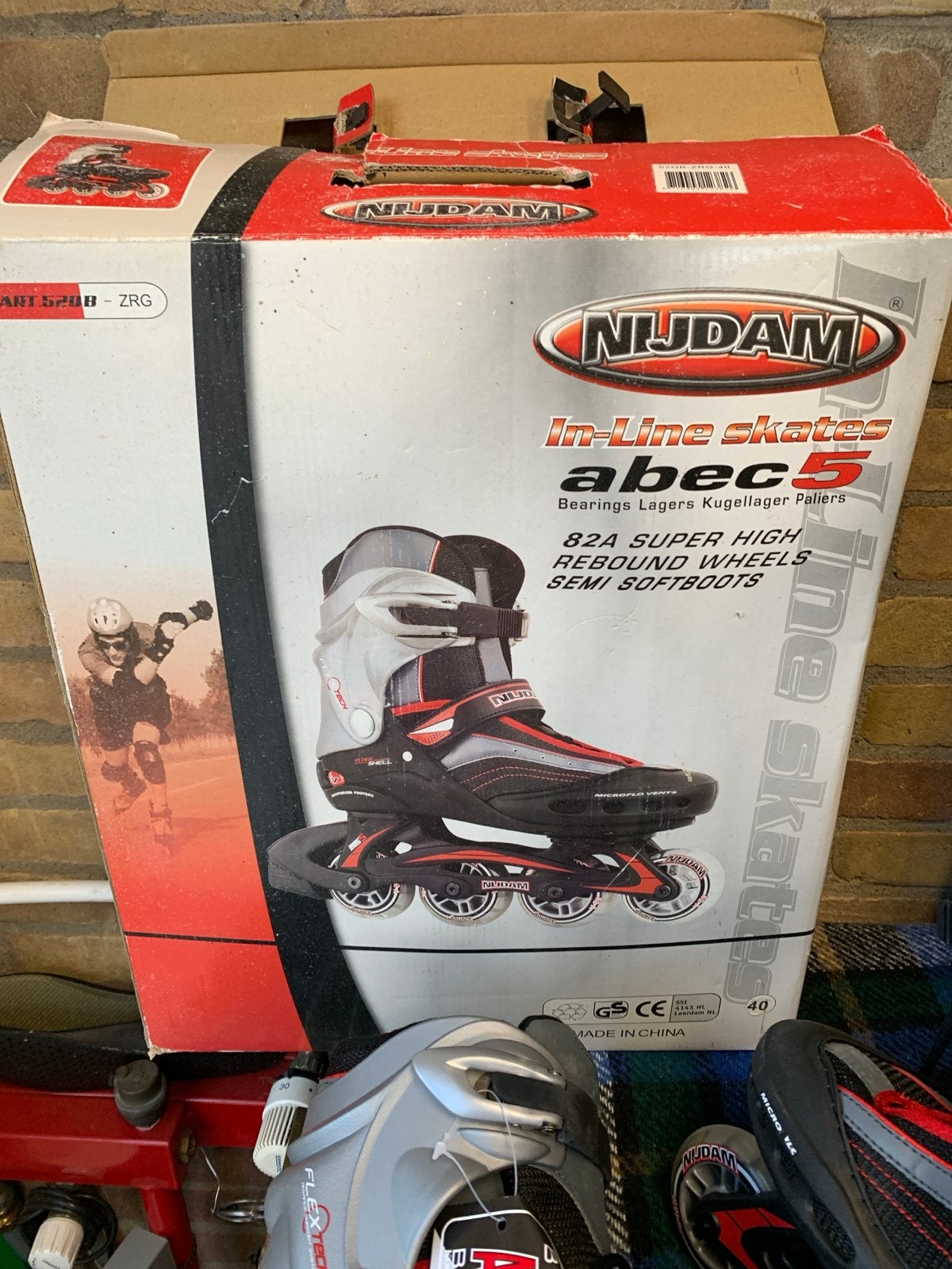Nijdam In-Line Skates ABEC-5 - Maat 40, Ophalen, Nieuw, Overige typen, Nijdam