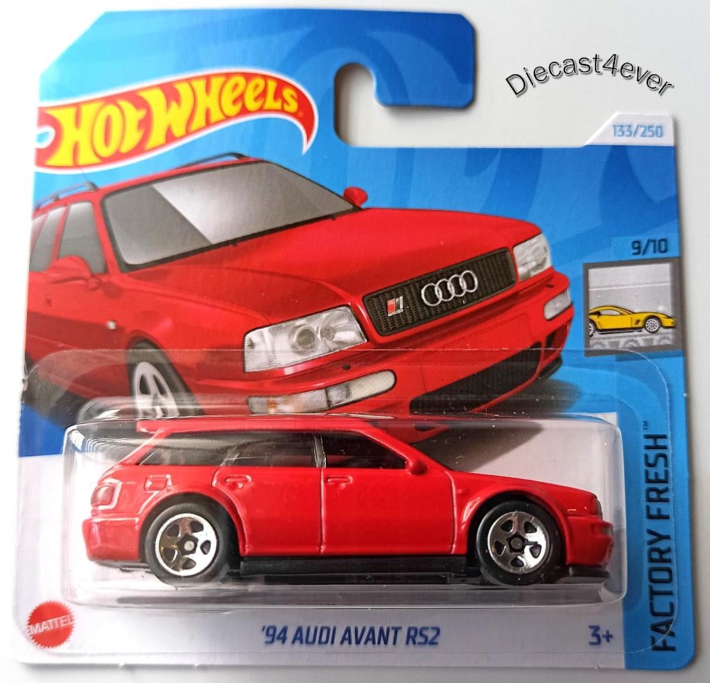Hot Wheels '94 Audi Avant RS2, rood, Ophalen, Nieuw, Auto