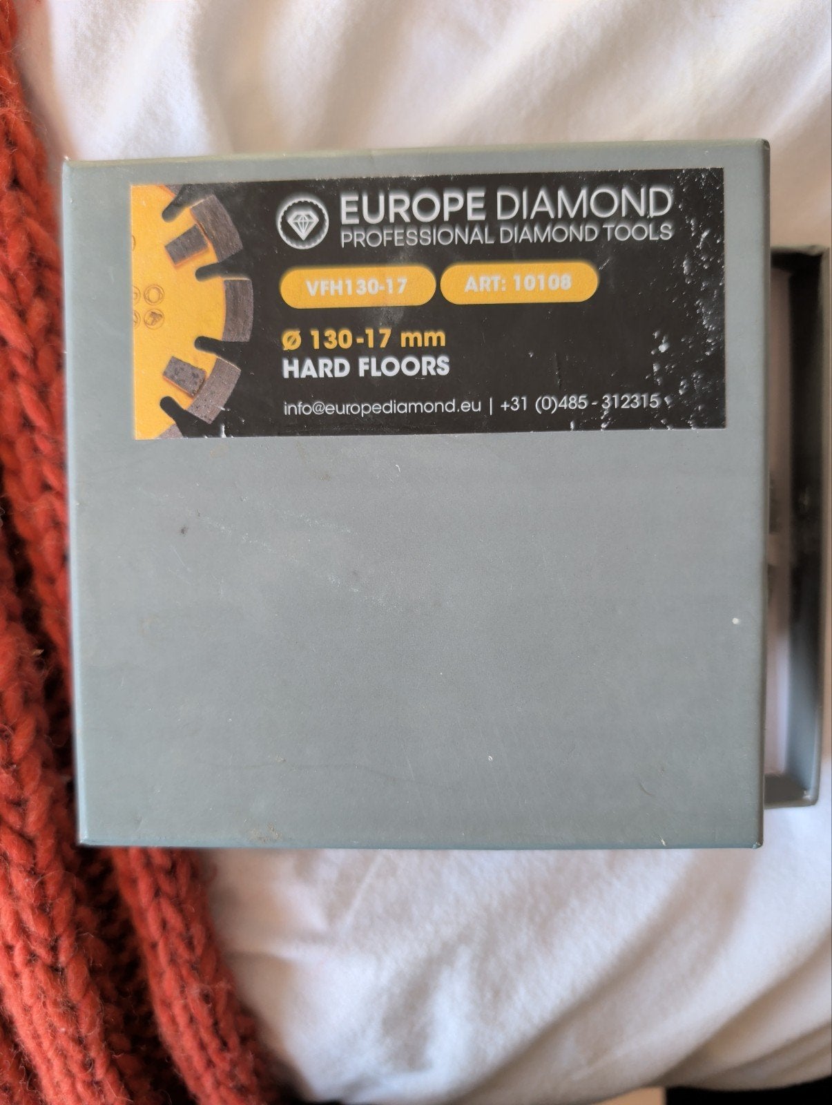Europe Diamond Slijpschijf Ø 130-17 mm voor harde vloeren, Ophalen of Verzenden, Gebruikt, Overige typen