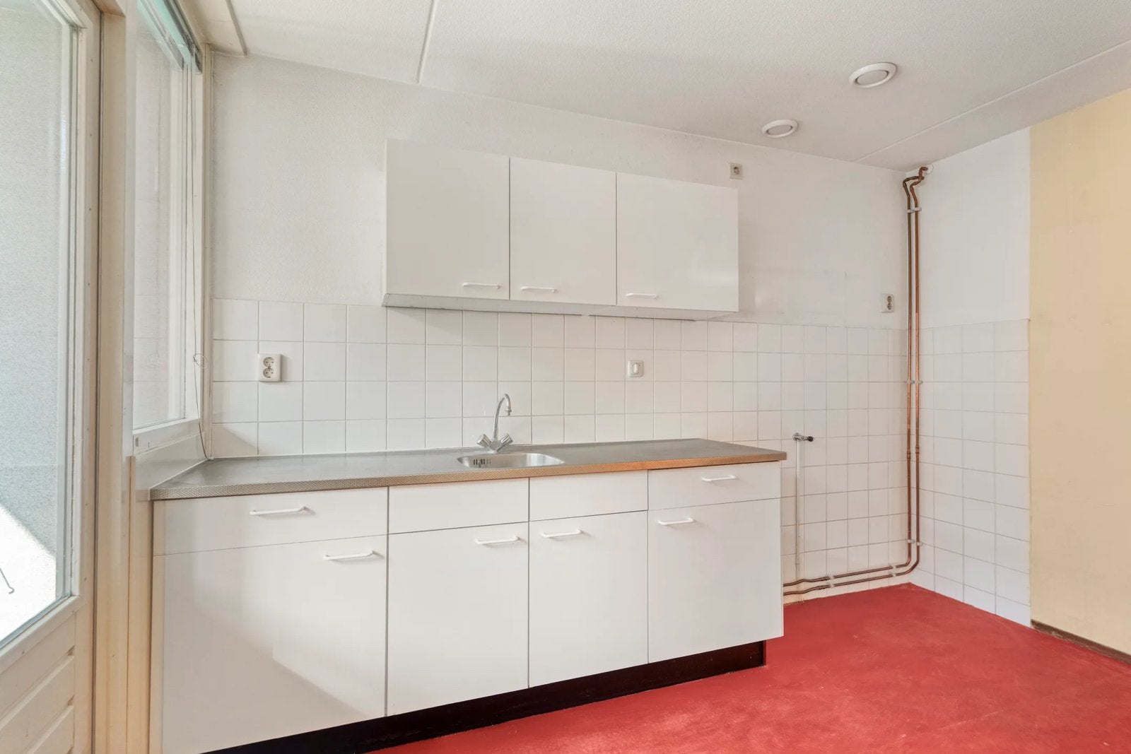 [SPOED] GRATIS KEUKEN, Ophalen, Gebruikt, Wit, Enkelwandige keuken