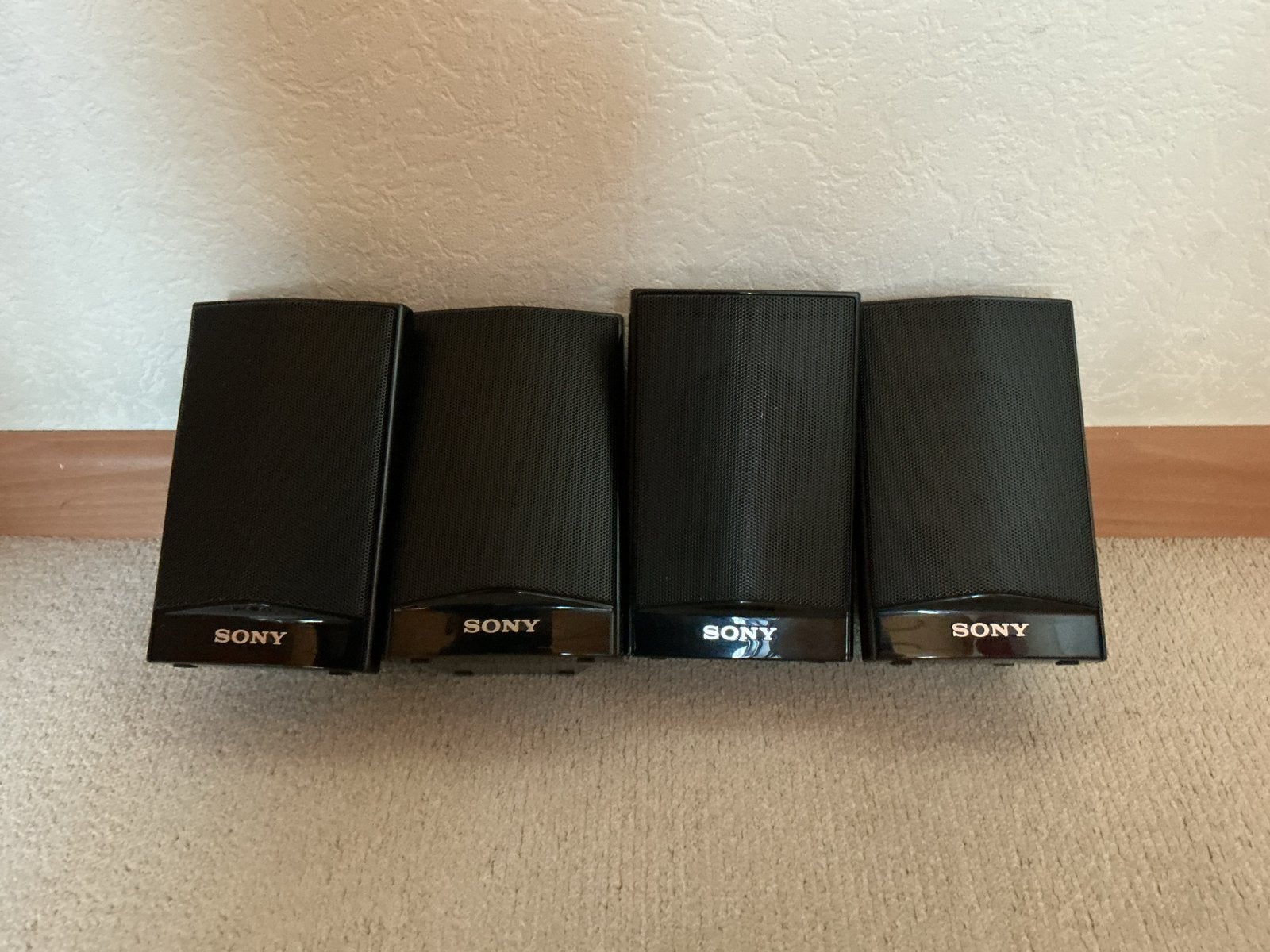 Sony Speakerset - 4 stuks - Gebruikt, Gebruikt, Speakerset, Ophalen of Verzenden, Sony