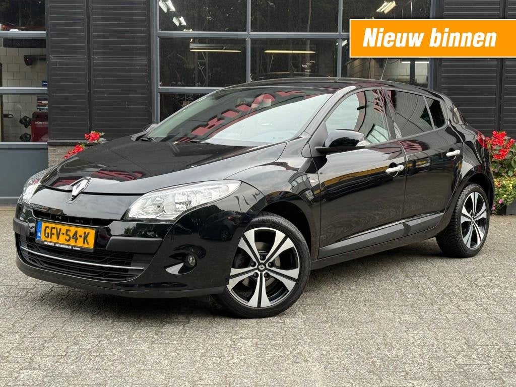 Renault MEGANE 1.4 TCE BOSE BJ.2012 CLIMA STOELVERW. NAVI CR, Euro 5, Gebruikt, 4 cilinders, Zwart