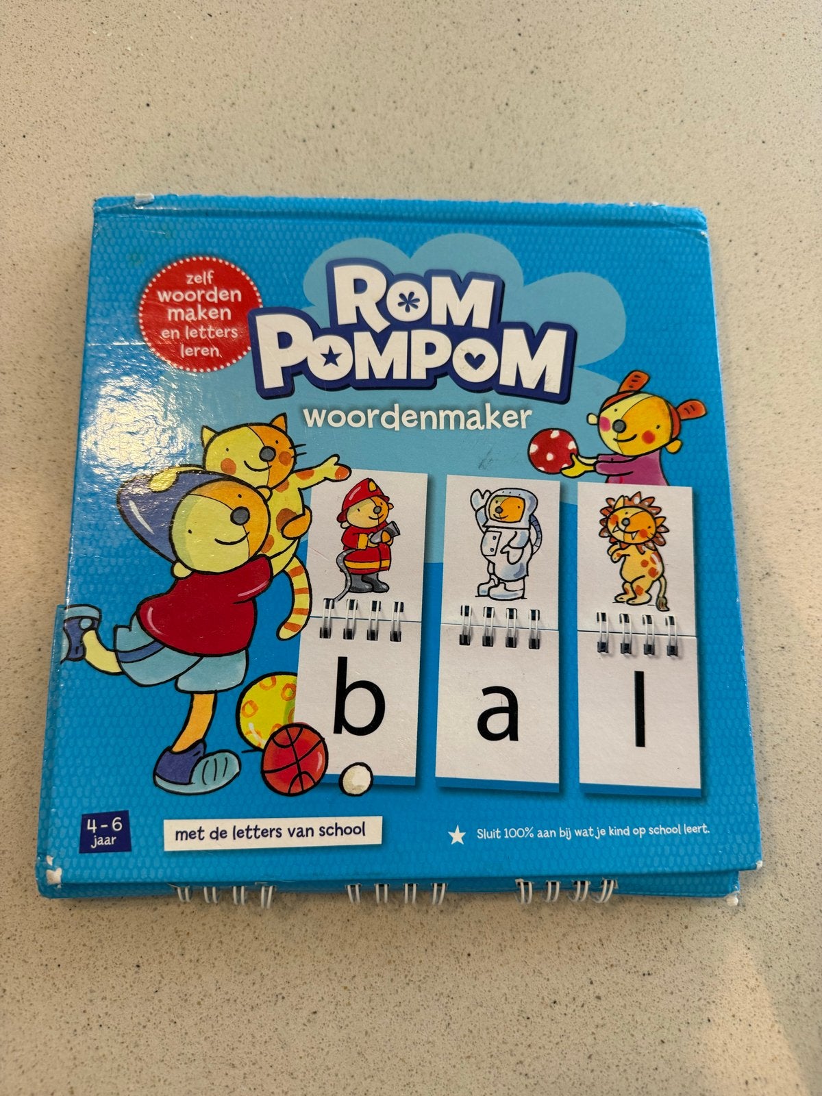 Rom Pom Pom Woordenmaker - Leer Zelf Woorden Maken, Kinderen en Baby's, Speelgoed | Educatief en Creatief, Ophalen of Verzenden