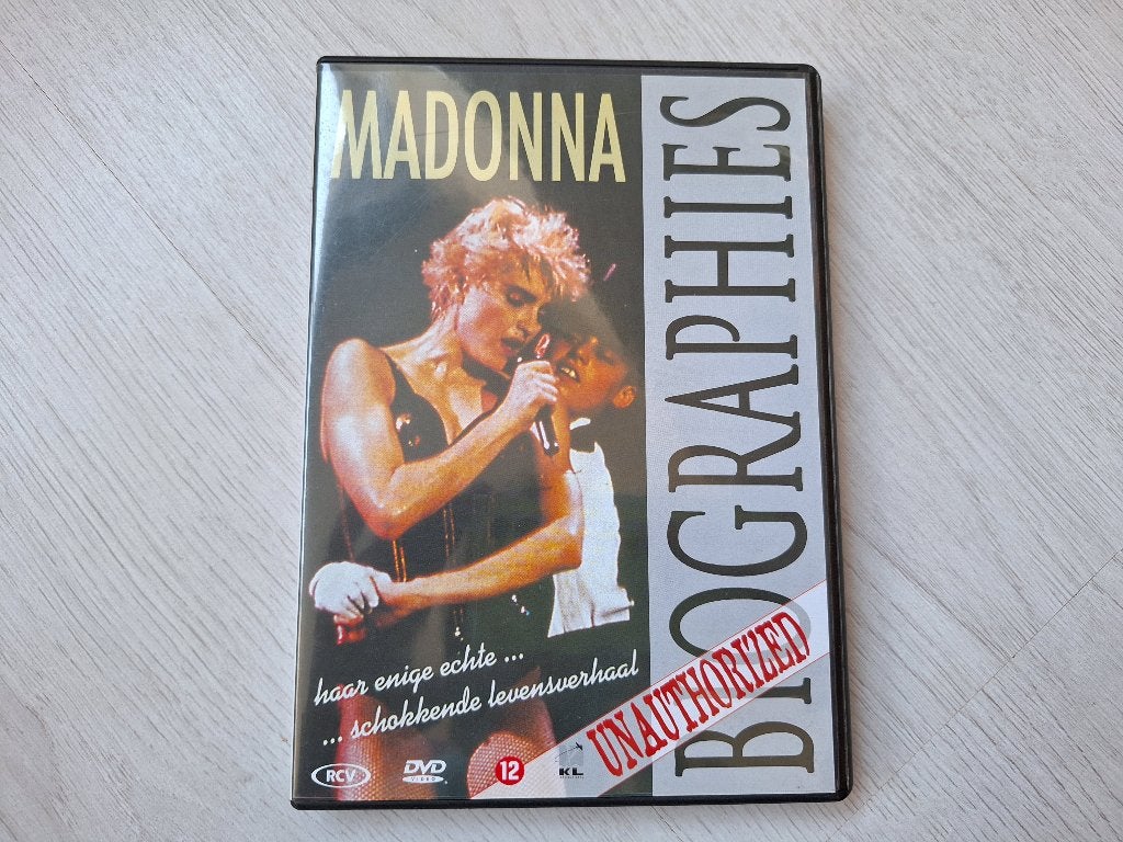 Dvd Madonna unauthorized biographies, Vanaf 12 jaar, Ophalen of Verzenden, Zo goed als nieuw