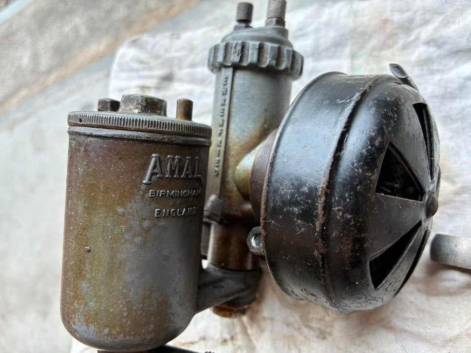 Amal 24 mm carburateur incl. Luchtfilter, Ophalen of Verzenden, Gebruikt