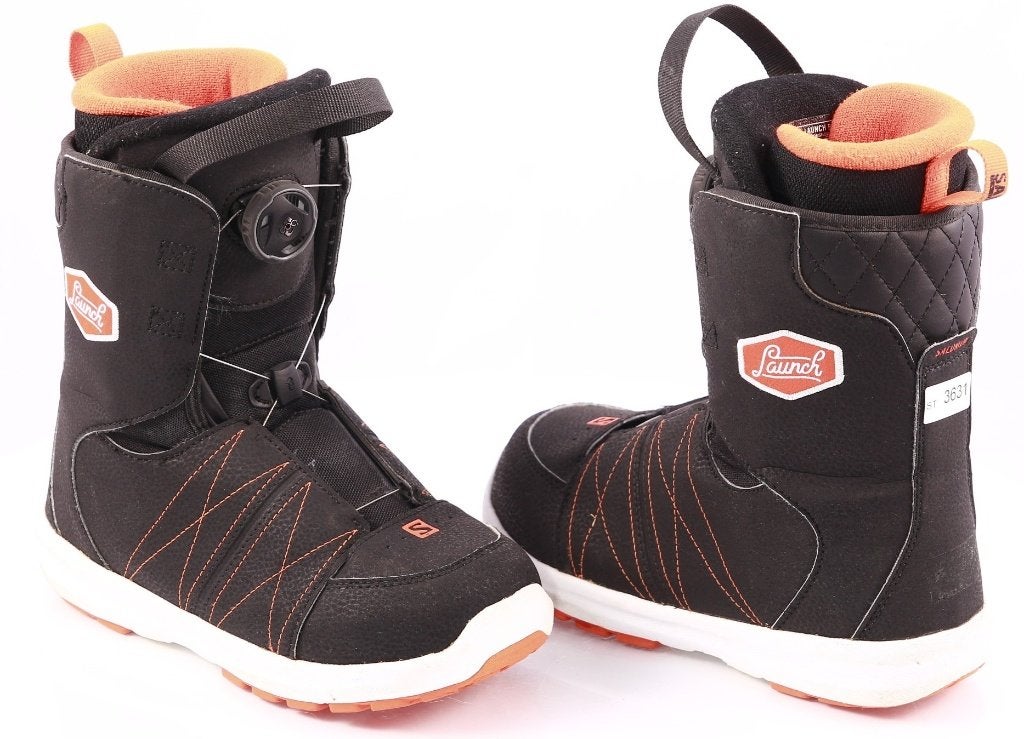 32 34 36 EU kinder snowboard schoenen SALOMON LAUNCH BOA JR, Verzenden, Gebruikt, Schoenen