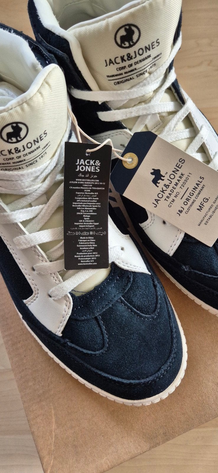 Jack & Jones suède sneakers - Maat 42 - Nieuw, Ophalen, Blauw, Nieuw, Sneakers of Gympen