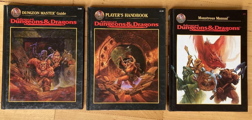 Dungeons & Dragons AD&D 2nd Edition (Players/DM/Monster), Vijf spelers of meer, Ophalen, Zo goed als nieuw, Wizards of the Coast