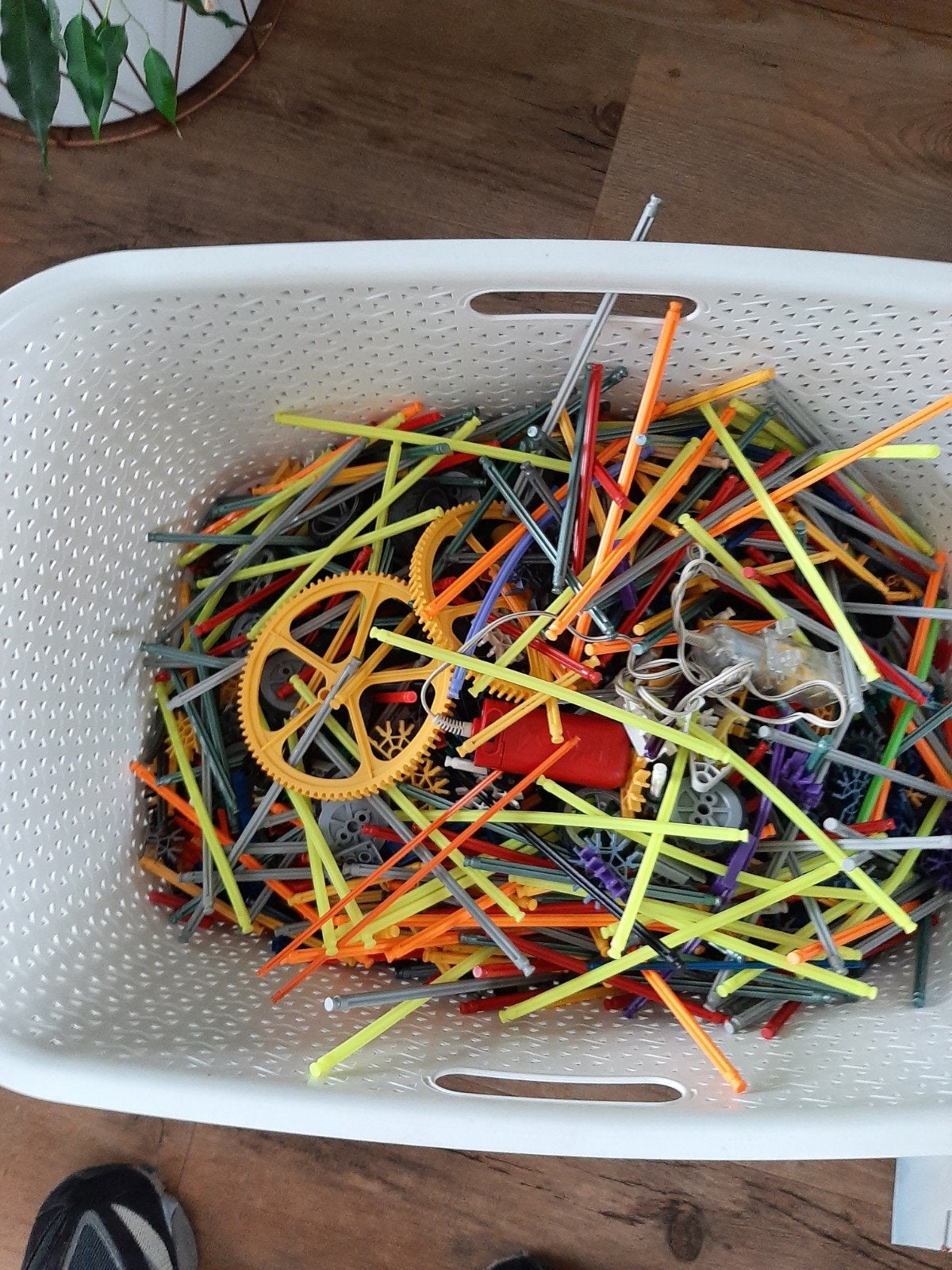 Grote partij K'nex met motor en extra onderdelen, Ophalen of Verzenden, Gebruikt, K'nex