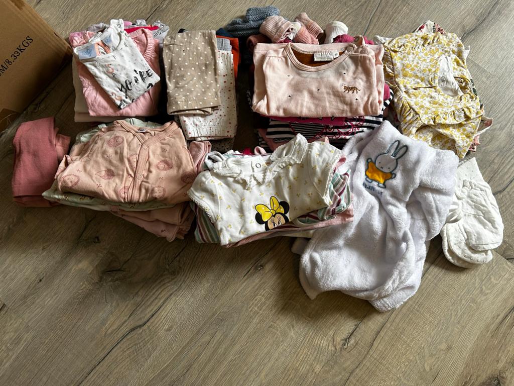 Pakket meisjeskleding maat 62 - Diverse merken, Kinderen en Baby's, Babykleding | Maat 62, Gebruikt, Meisje, Setje, Ophalen