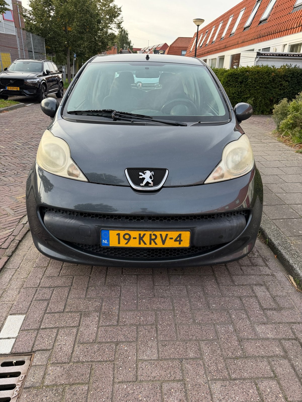 Peugeot 107 1.0 12V 3DR 2006 Grijs, Auto's, Voorwielaandrijving, Stof, 765 kg, 4 stoelen