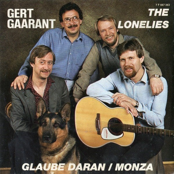 Vinylsingles gert gaarant en the lonelies gezocht, Ophalen of Verzenden, Zo goed als nieuw, Overige formaten, Levenslied of Smartlap