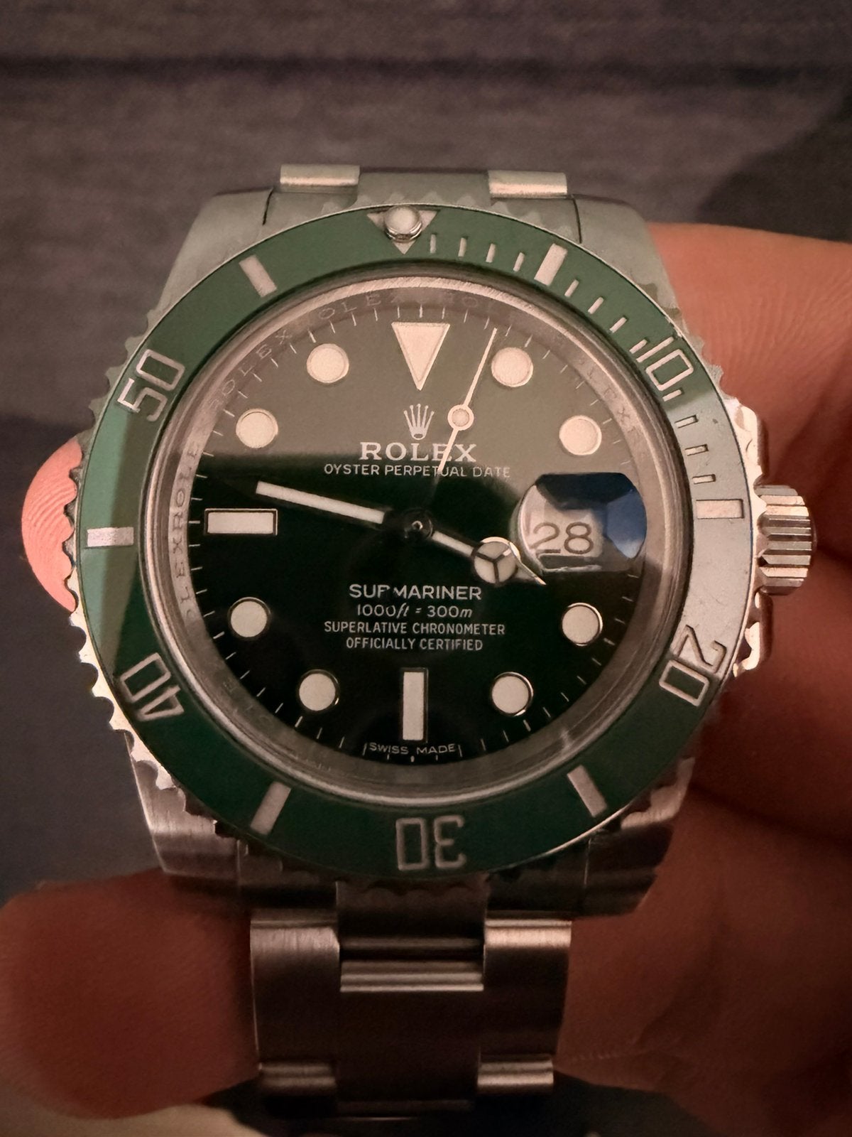 Rolex submariner hulk, Ophalen of Verzenden, Zo goed als nieuw, Staal, Rolex