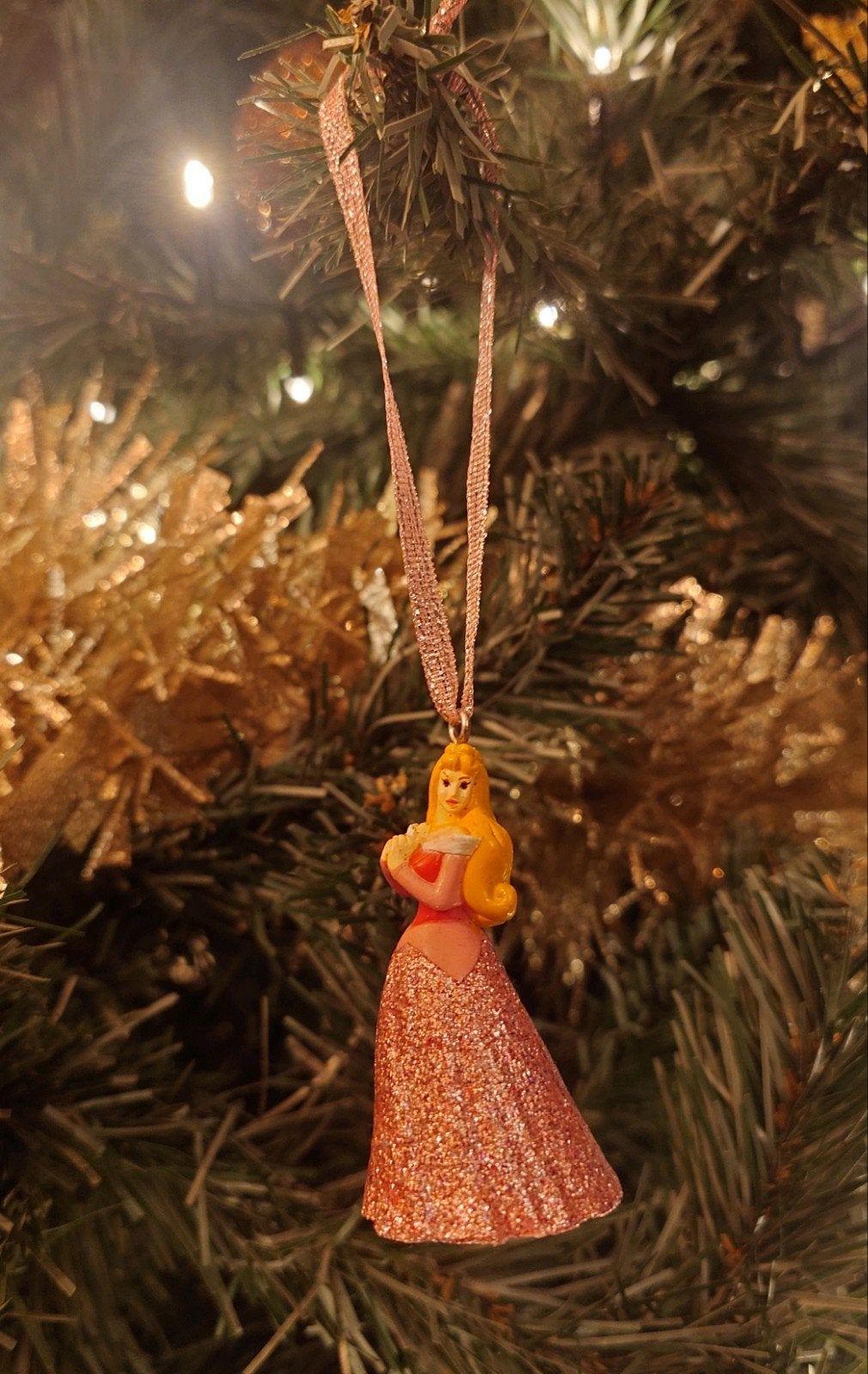 Disney prinses Doornroosje kerst ornament hanger kerstbal, Ophalen of Verzenden, Sneeuwwitje of Doornroosje, Zo goed als nieuw