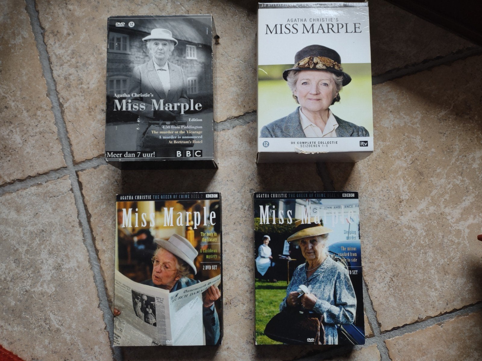 Agatha Christie's Miss Marple DVD Boxsets - Seizoenen 1-4, Misdaad, Nederlands, Seizoen 1, Ophalen of Verzenden