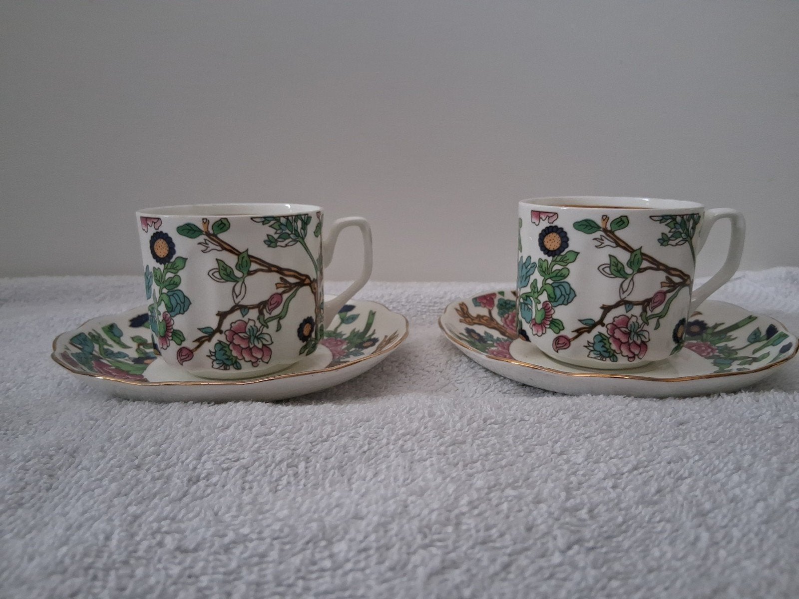 Set van 2 Royal Garden kopjes met schotels, Ophalen