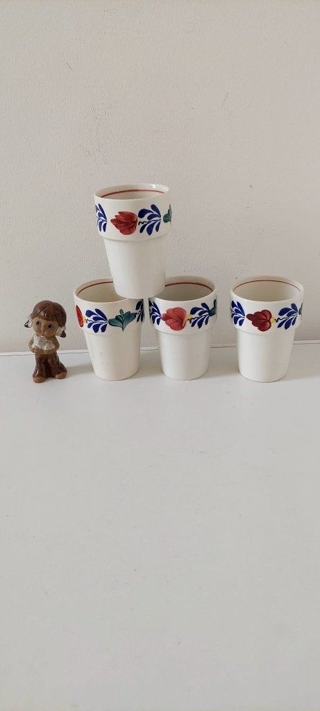 Vintage Boerenbont Mokken/Bekers - Royal Boch / Royal Sphinx, Eu, Eu, Ophalen of Verzenden, Zo goed als nieuw