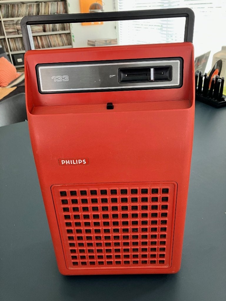 Vintage Philips Miniphon 133 portable platenspeler, Antiek en Kunst, Ophalen of Verzenden