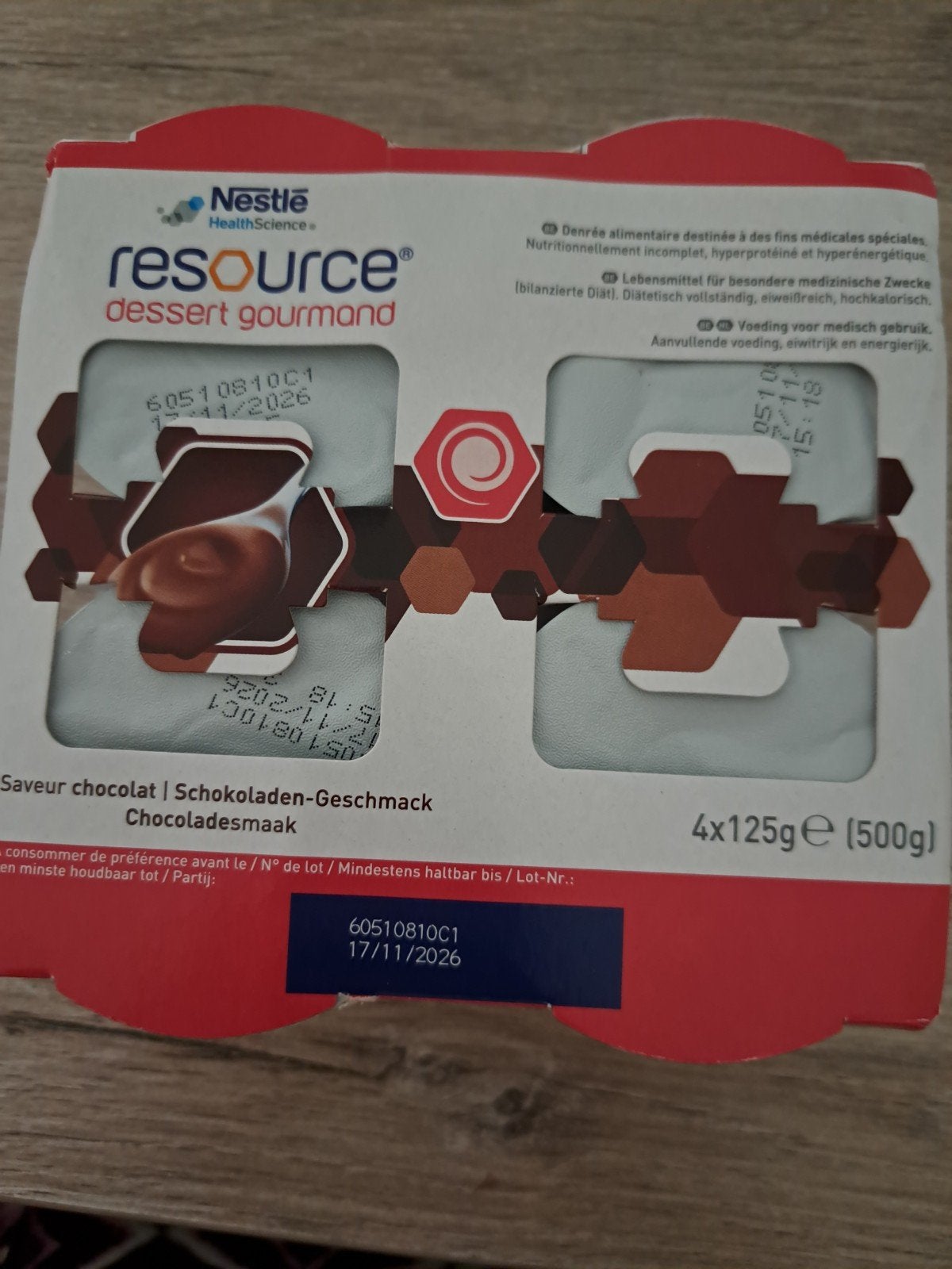 Nestlé resource dessert gourmand bijvoeding, Ophalen